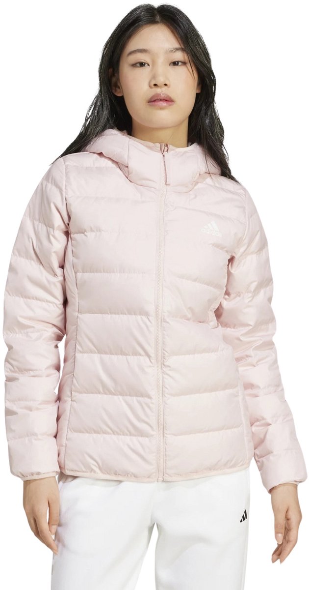 Adidas Essentials Light Down Jas M Vrouw Roze