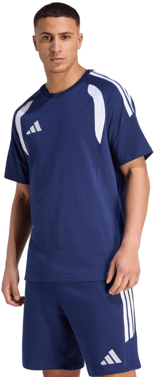 493x1200.jpg adidas T-shirt Heren Tiro 26 League Tee Donkerblauw - Maat M - Afbeelding 1
