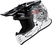Acerbis Profile Junior Rex Wit Zwart Kinder Crosshelm - Maat YM - Helm