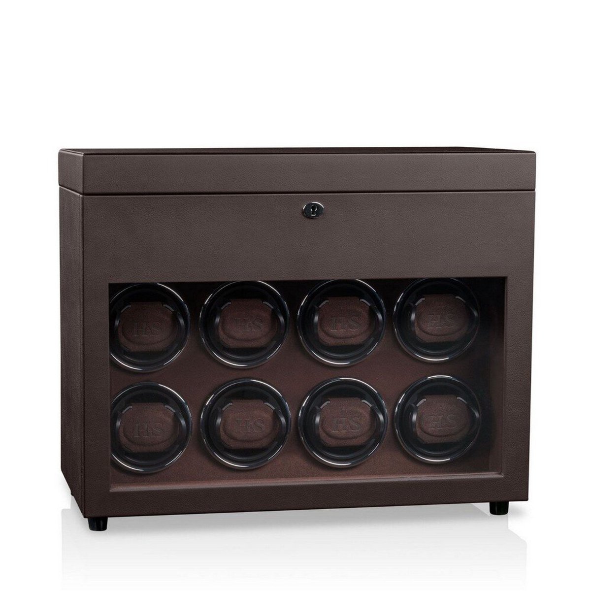 Heisse Söhne - 70019-206.141.141 - Horlogeopwinder - voor 8 Horloges - Vancouver - Bruin