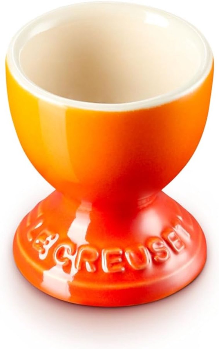 Aardewerk Eierkop Serviesgoed Kommetje Ontbijt Presentatie Vaatwasmachinebestendig 5 cm Hoog Oranje