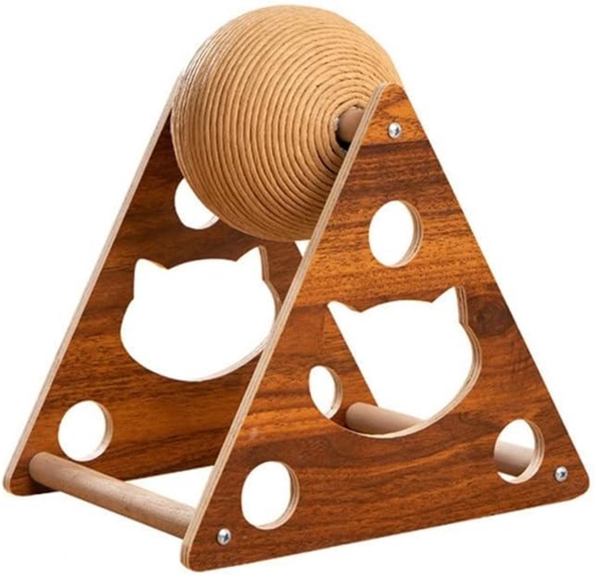 Kattenkrabplank - Klimrek Krabpaal - Actief Spelen - Veelzijdig Gebruik - 10cm Diameter