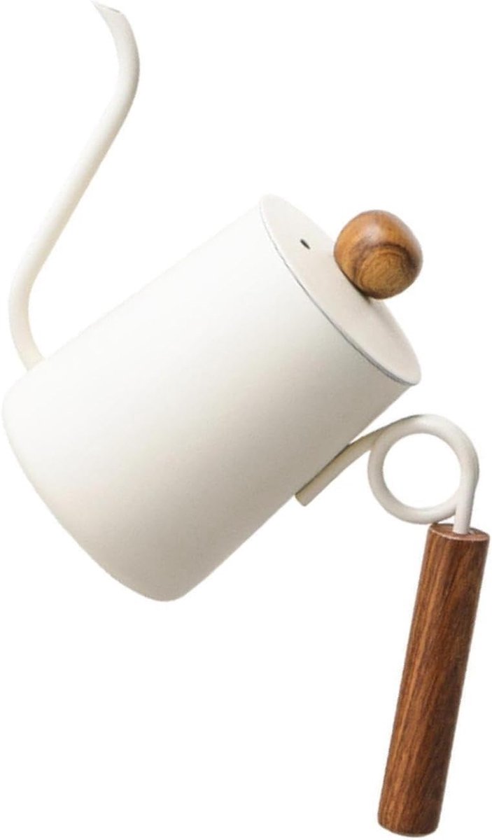 Reiskoffiezetapparaat - Waterkoker theepot - Snel koffie zetten - Smalle lange tuit - 24x12x8 cm