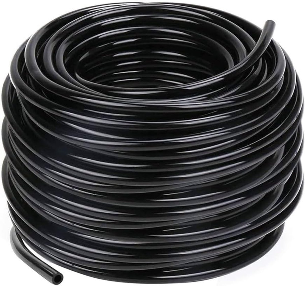 Druppelslang PVC - Bevewateringslijn - Efficiënt Bewateren - Snijdbaar op Maat - 30 Meter - Zwart