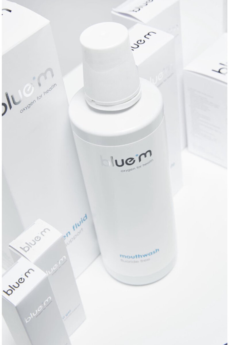 Bluem Mondwater Fluoride Vrij - 2 x 500 ml - Voordeelverpakking