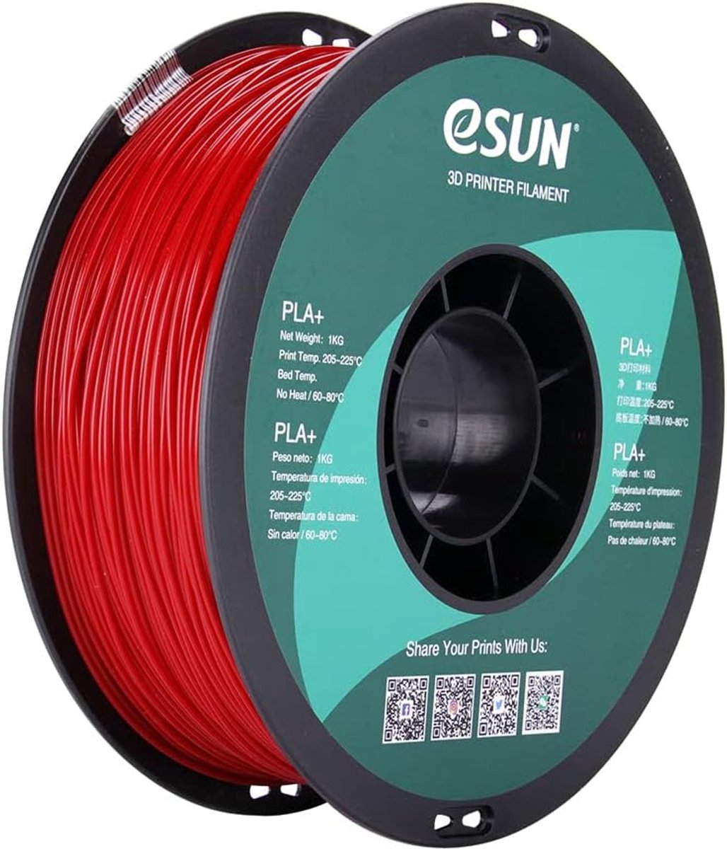 3D Print Materiaal - PLA Filament - Objecten Printen - Verhoogde Hardheid - 155 kg - Brandweerauto Rood