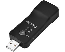 Draadloze Netwerkadapter - Wifi Versterker Repeater - Internet Uitbreiden - Mini USB Ontwerp - 83 x 26 x 14 mm