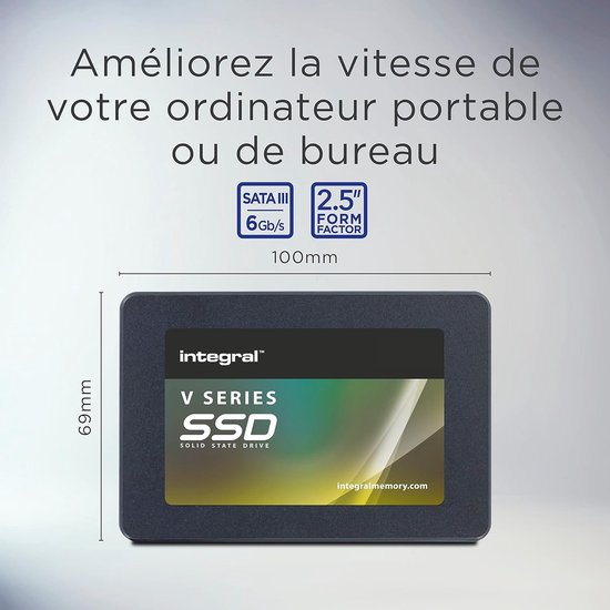 Interne SSD - Opslag Schijf - Snellere Computer - SATA III Interface - 2.5 Inch - zwart van Merkloos — afbeelding 5