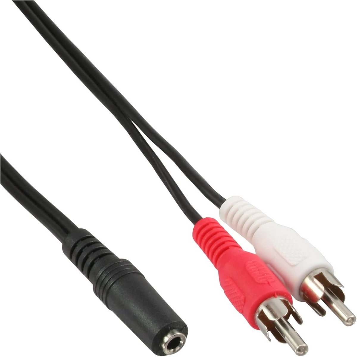 Audio Kabel - Verbindingskabel - Muziek Afspelen - Dubbele Afscherming - 5 Meter - Zwart
