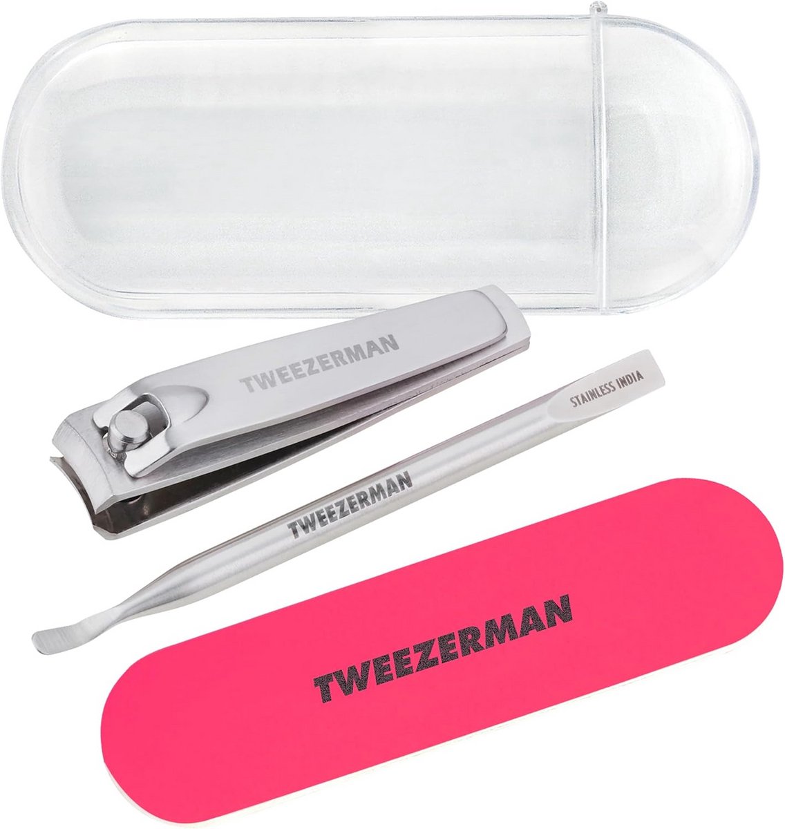 Mini neon nagelverzorgingsset, draagbaar voor onderweg