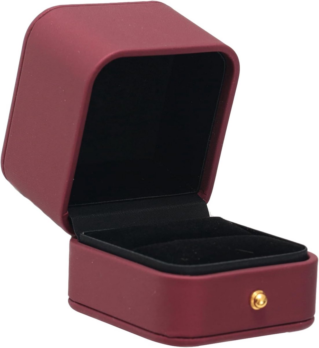 Luxe FluWelen Ringdoos voor Voorstel en Ceremonie - Enkele Sleuf