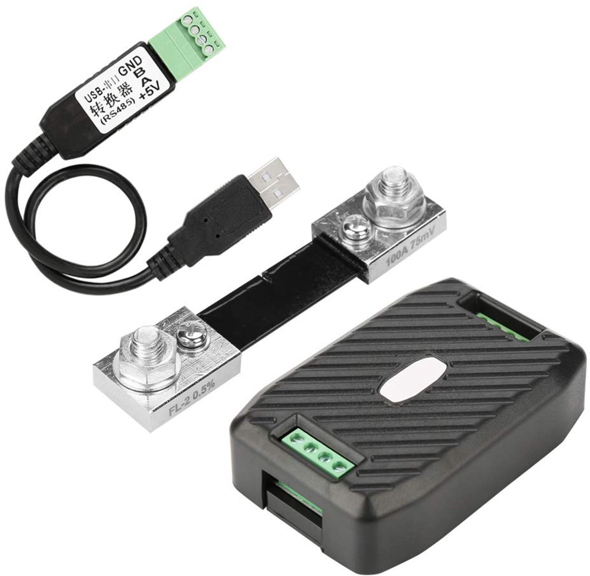 Energieverbruik Meter - Spanning Stroom Module - DC Metingen - Modbus Communicatie - 0-300V 300A