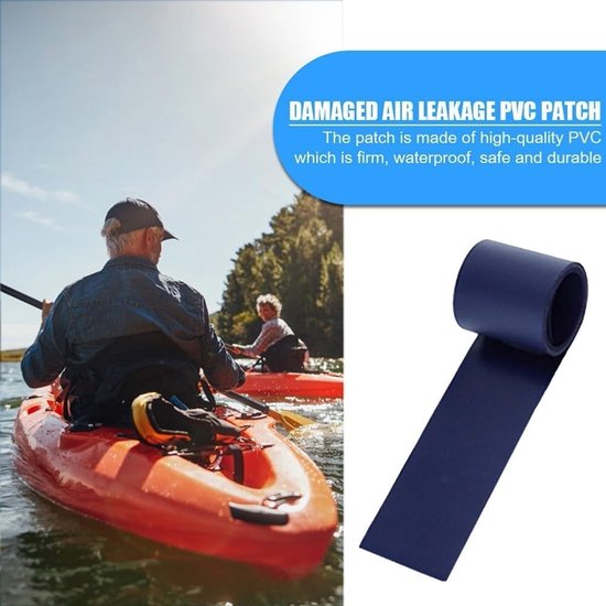 Kajakpatches 2 Rollen 50 x 1000 mm - Waterdichte Bootreparatiepleisters voor Opblaasbare Vlot, Kajak en Kano van Merkloos — afbeelding 2