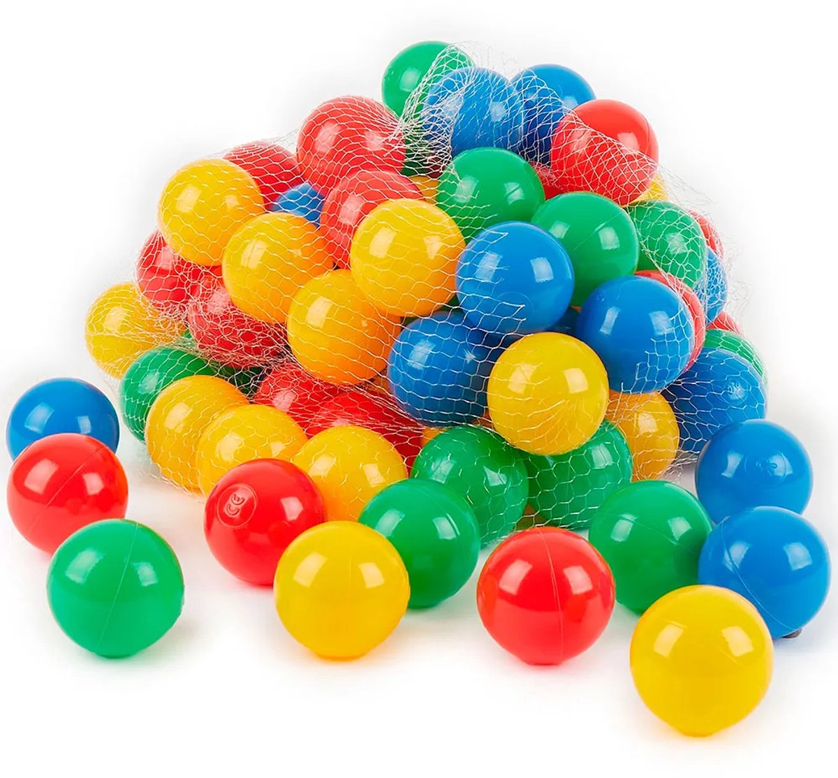Bieco 100 Ballen Color Pop – Ballenbak Ballen Set – Speelballen voor Ballenbak & Ballentent – 6 cm