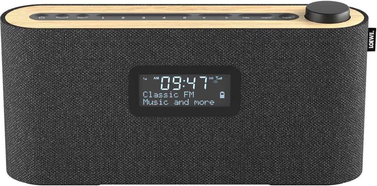 Draagbare DAB+ Radio met Bluetooth – 28W Krachtig Geluid, 14 uur Speeltijd, LCD Display & Alarmfunctie