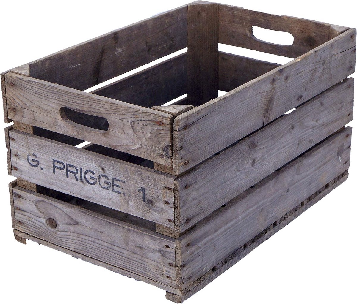 Oude fruitkist appelkist wijnkist rusiek vintage look