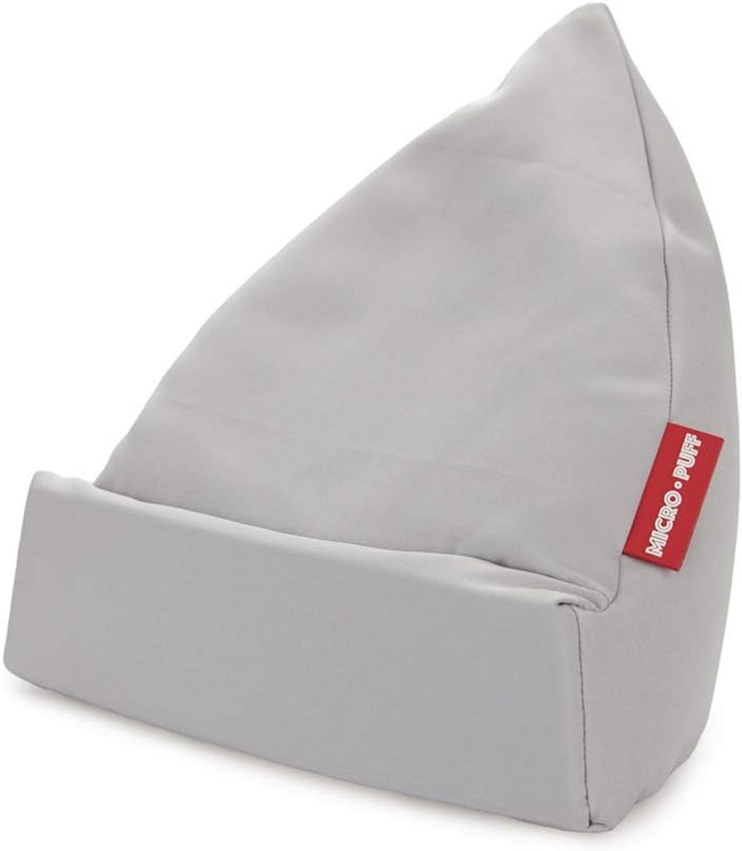 Balvi Tablet houder Microvelours met opbergzakje - afneembare hoes - 30x26x25cm