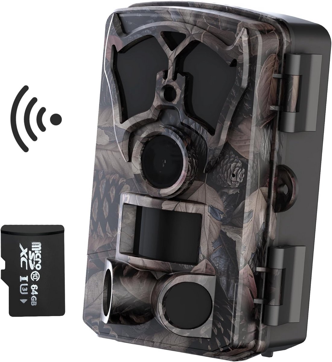 Wildcamera met Nachtzicht - 4K Ultra HD - Oplaadbaar - Waterdicht - Natuurkijker
