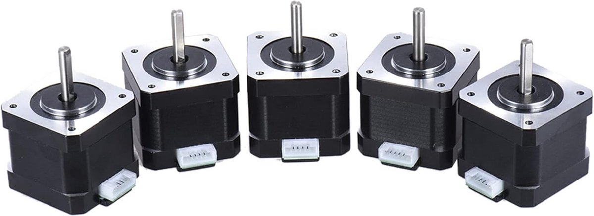 Stappenmotor Set - Motoronderdelen - 3D Printer Onderhoud - 5 Stuks Voordeel - 42x42x38 mm