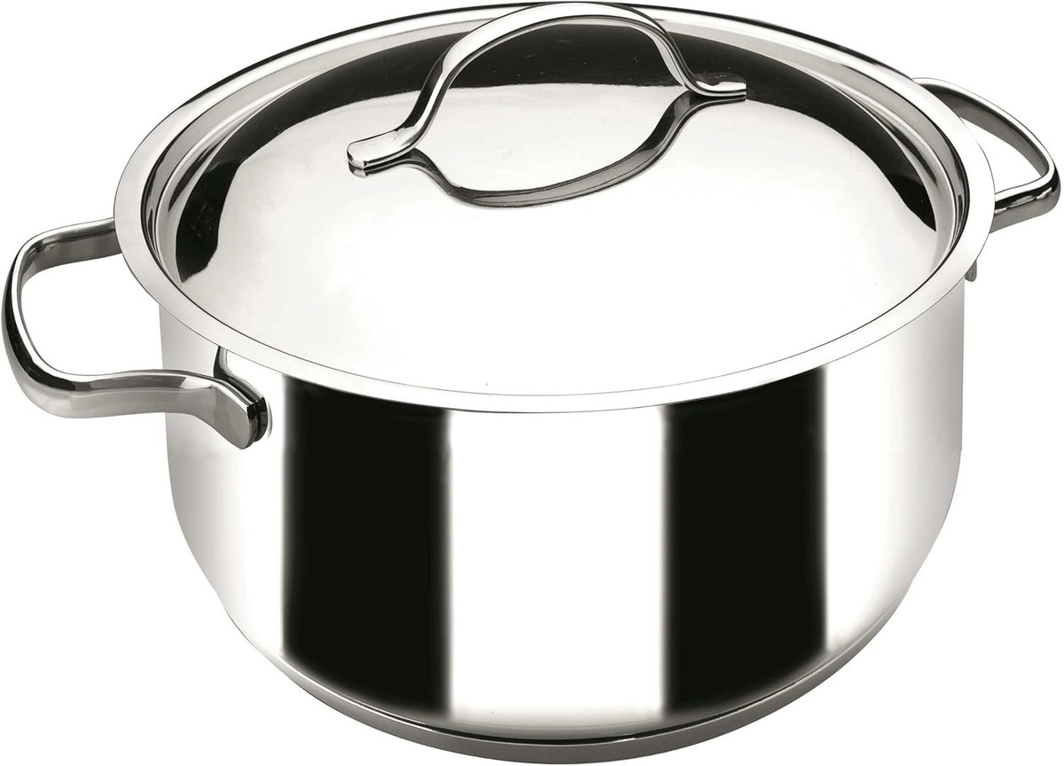 Professionele Aluminium Steelpan 24 cm - Geschikt voor Alle Kookplaten