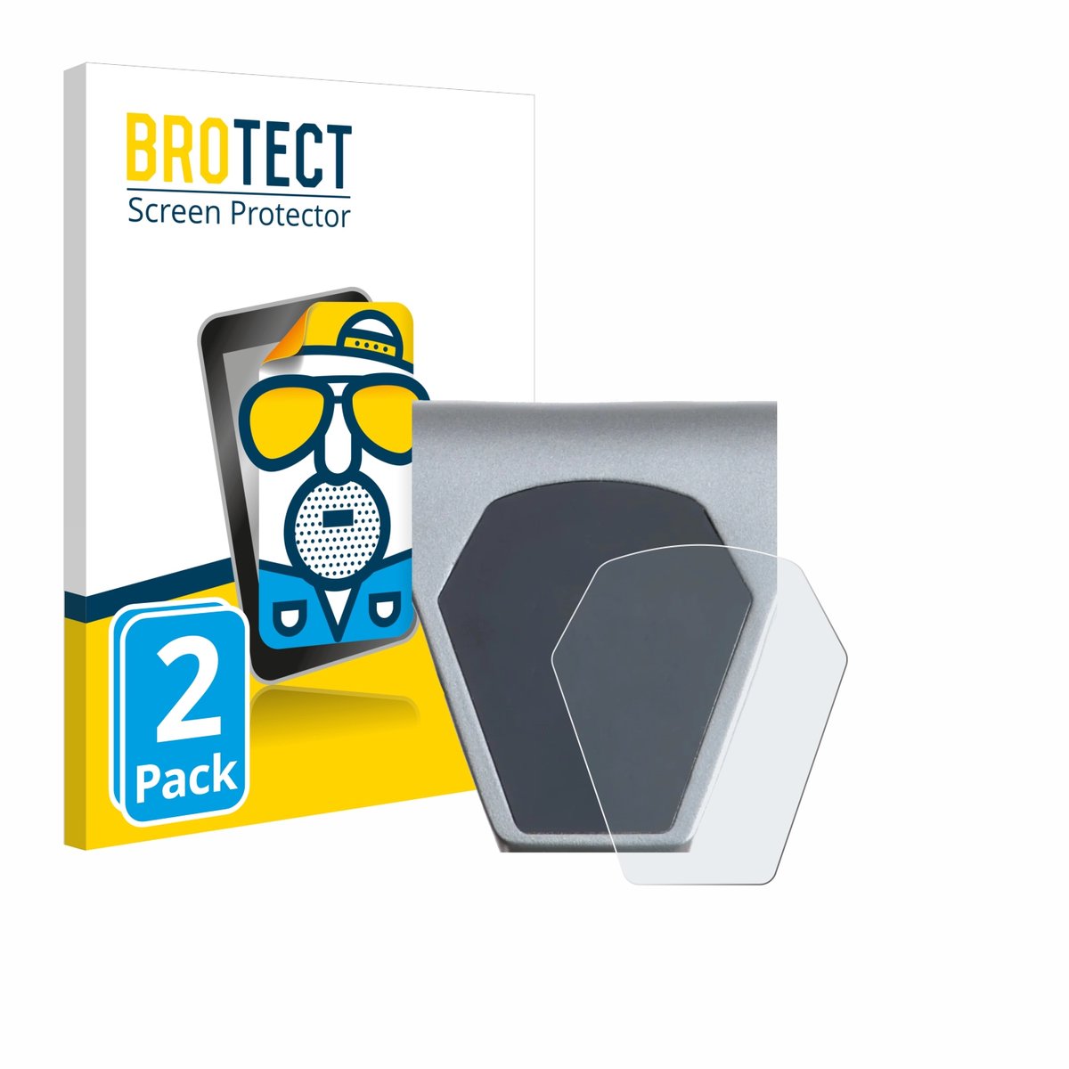 BROTECT - Screenprotector voor Epowerfun ePF-PULSE 960 - Folie Beschermfolie matte 2 Stuks