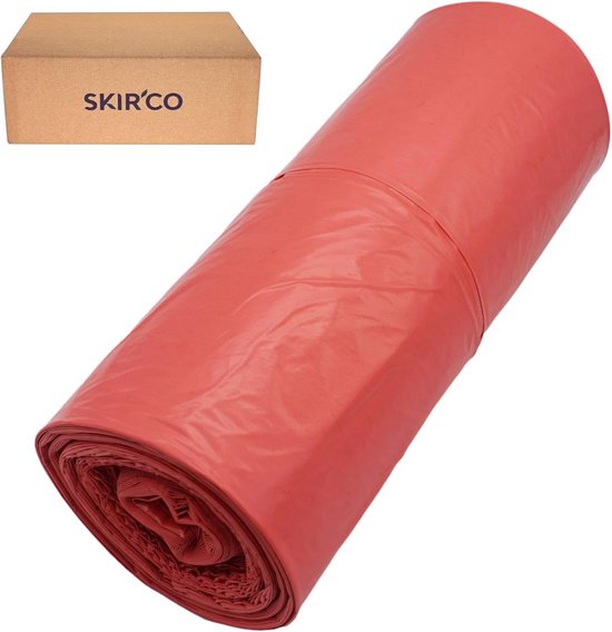 20x Grote Rode Vuilniszakken 160 Liter - Stevige Afvalzakken 90x110 cm — afbeelding 3