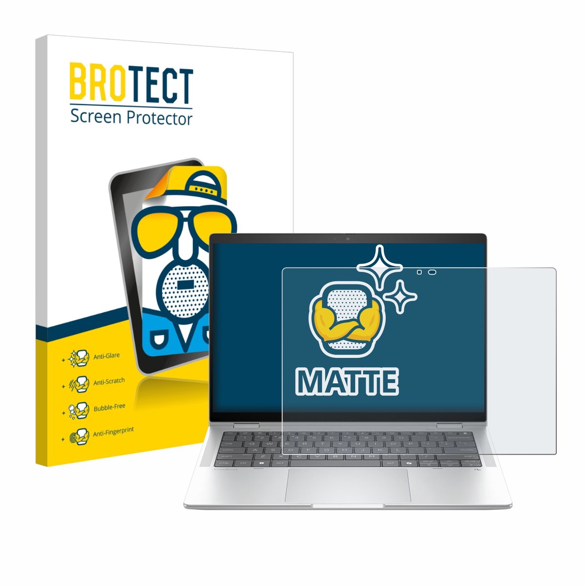 BROTECT - Screenprotector voor HP EliteBook X Flip G1i 14" - Folie Beschermfolie matte