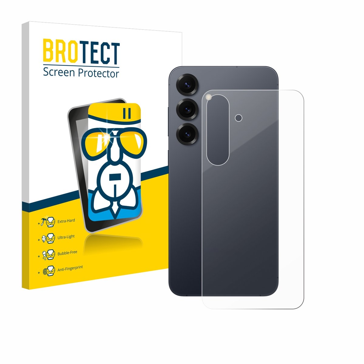 Screenprotector voor Samsung Galaxy S25 Plus (Achterkant) Beschermglas transparant
