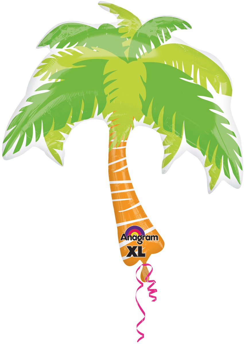 Folie Ballon Palmboom 70cm (plat)