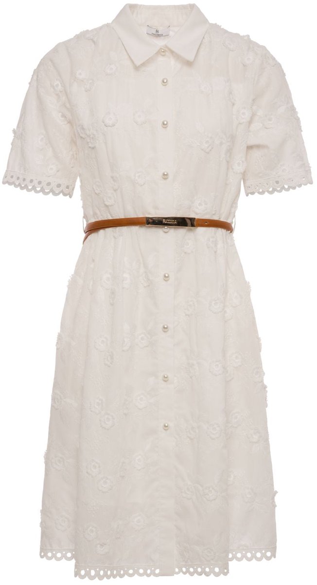 Fracomina - Jurk - Wit - XL (42)