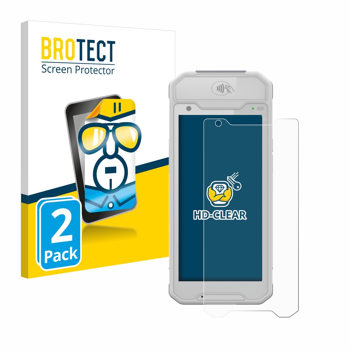 BROTECT - Screenprotector voor Dojo Pocket - Folie Beschermfolie transparant 2 Stuks
