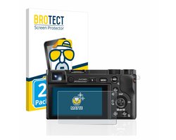 BROTECT - Screenprotector voor Sony Alpha 5000 / 6000 / 6400 - Folie Beschermfolie matte 2 Stuks