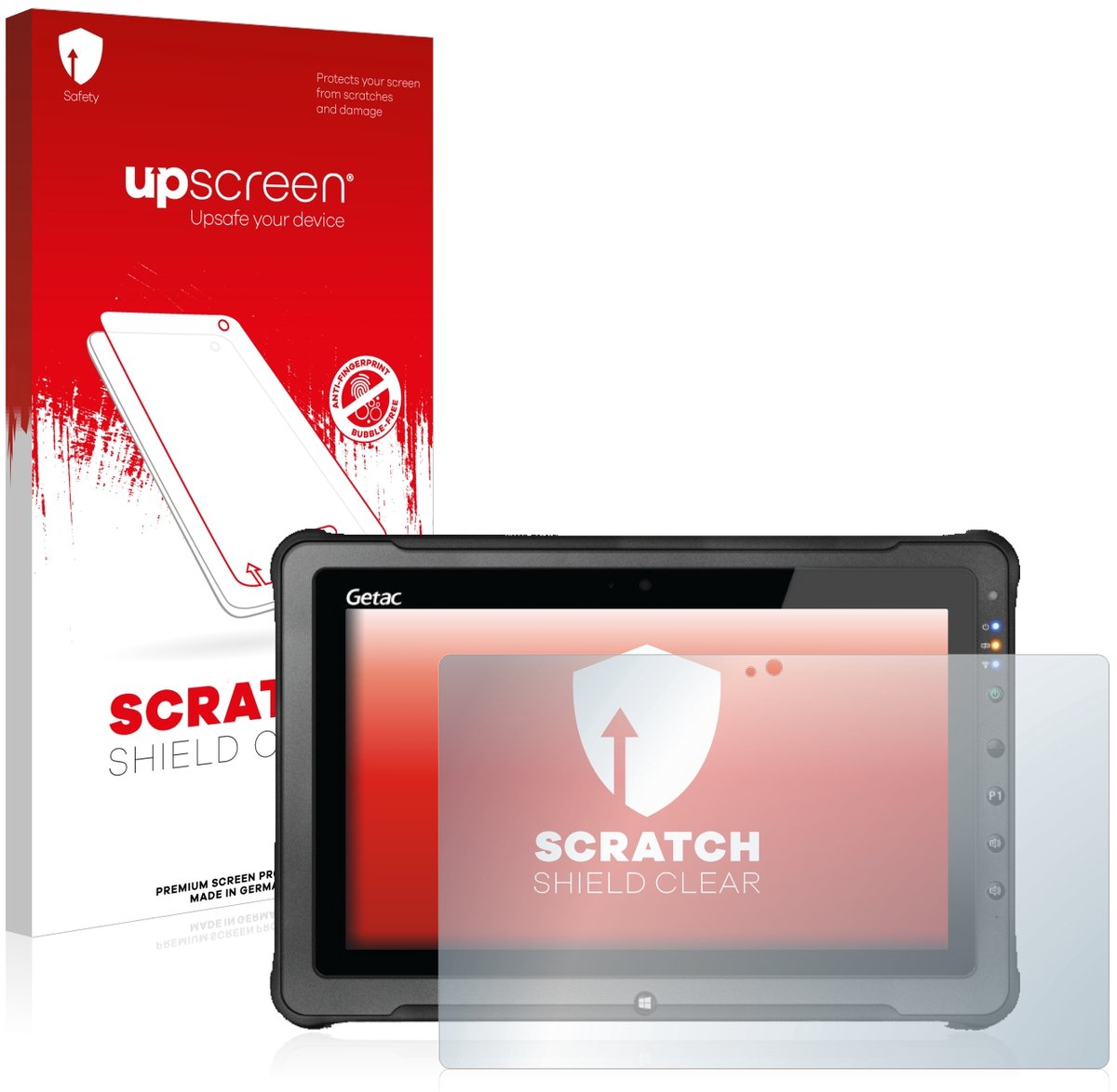 upscreen - Screenprotector voor Getac F110 G5 - Folie Beschermfolie transparant