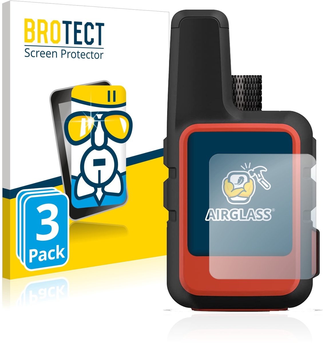Screenprotector 3 Stuks voor Garmin inReach Mini 2 Beschermglas transparant