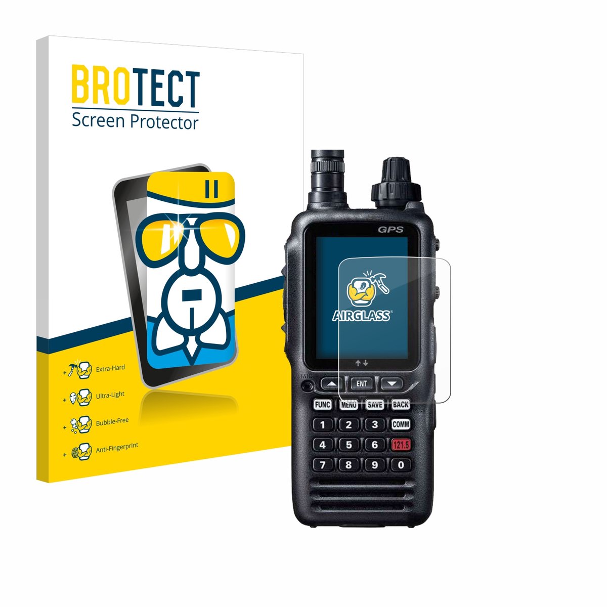 Screenprotector voor Yaesu FTA-850L Beschermglas transparant