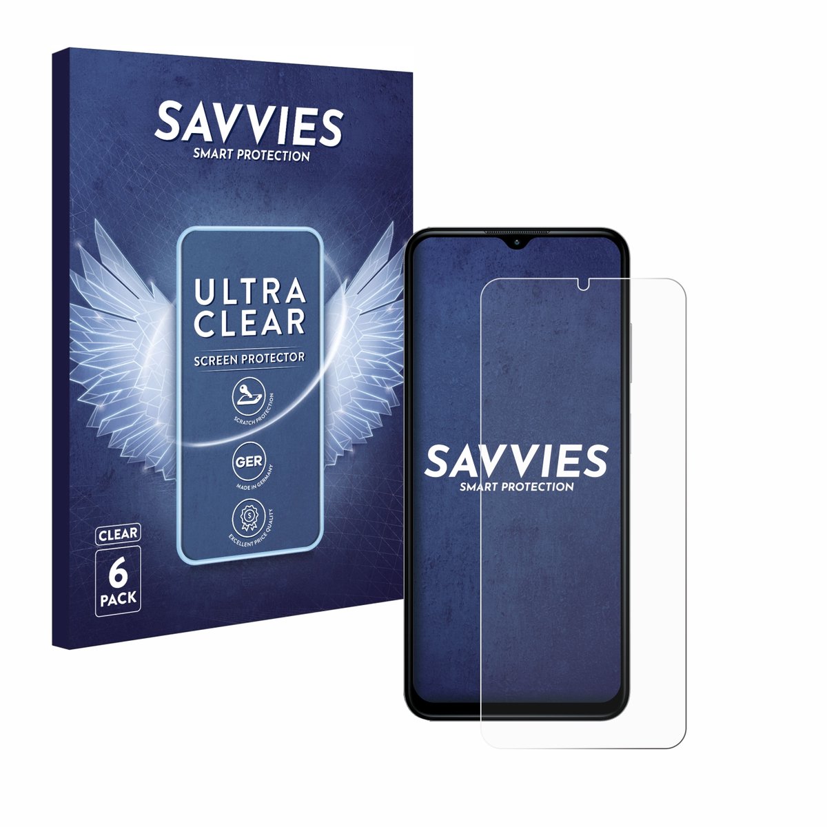 Savvies - Screenprotector voor Nokia G42 5G - Folie Beschermfolie transparant 6 Stuks