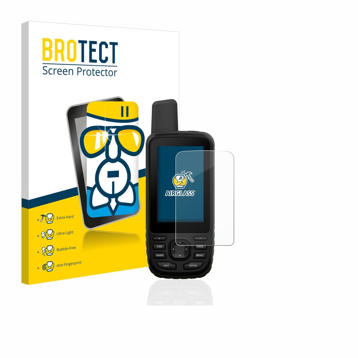 Screenprotector voor Garmin GPSMAP 66s / 66st Beschermglas transparant