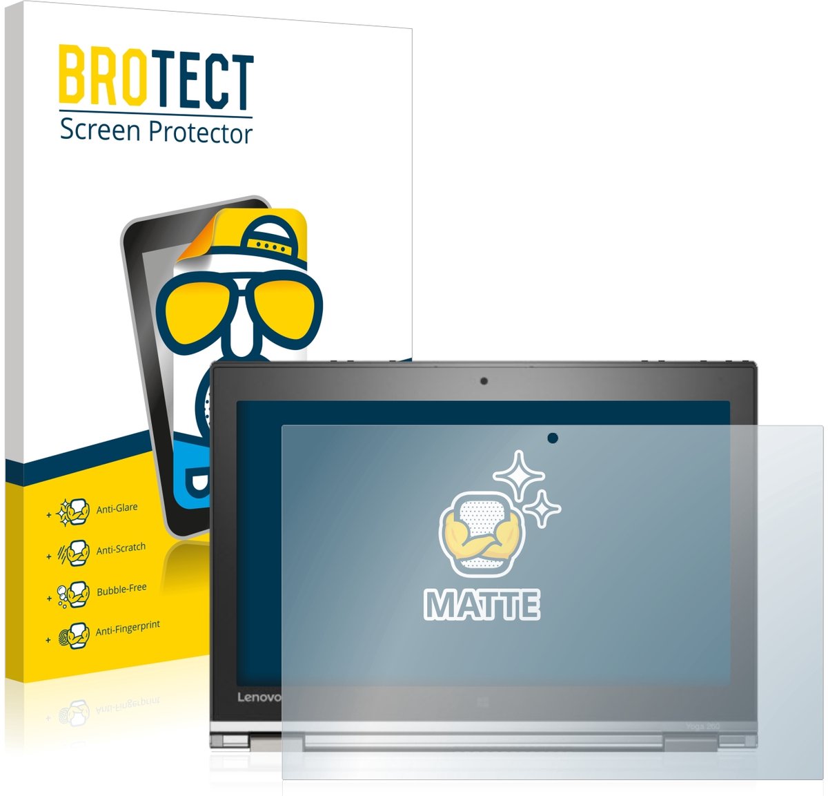 BROTECT - Screenprotector voor Lenovo ThinkPad Yoga 260 - Folie Beschermfolie matte