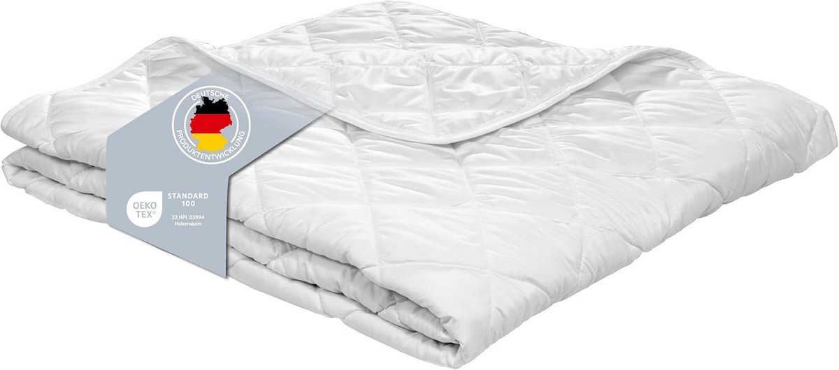 Ultra-dun zomerdeken - 100% microfibre, Oeko-Tex gecertificeerd, wasbaar op 60 graden, geschikt voor allergiegevoelige mensen