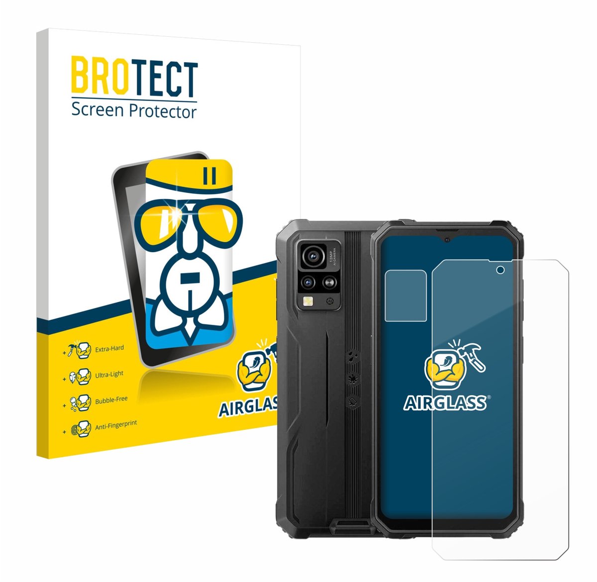 Screenprotector voor Blackview BV4800 SE (Voor+Camera) Beschermglas transparant
