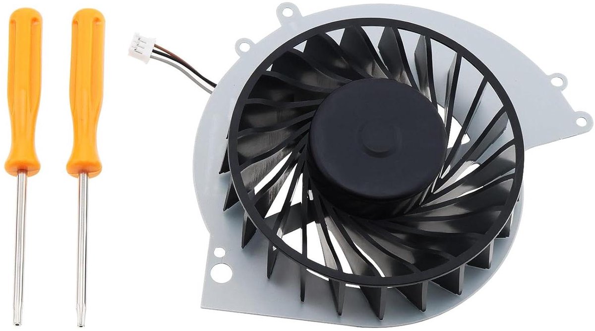 Allecto- Ventilator voor spelcomputer - Koelventilator - Interne koeler - Compatibel met verschillende modellen - Zwart - Stil - Efficiënt - Geschikt voor Gaming Consoles - Playstation, Xbox, Nintendo