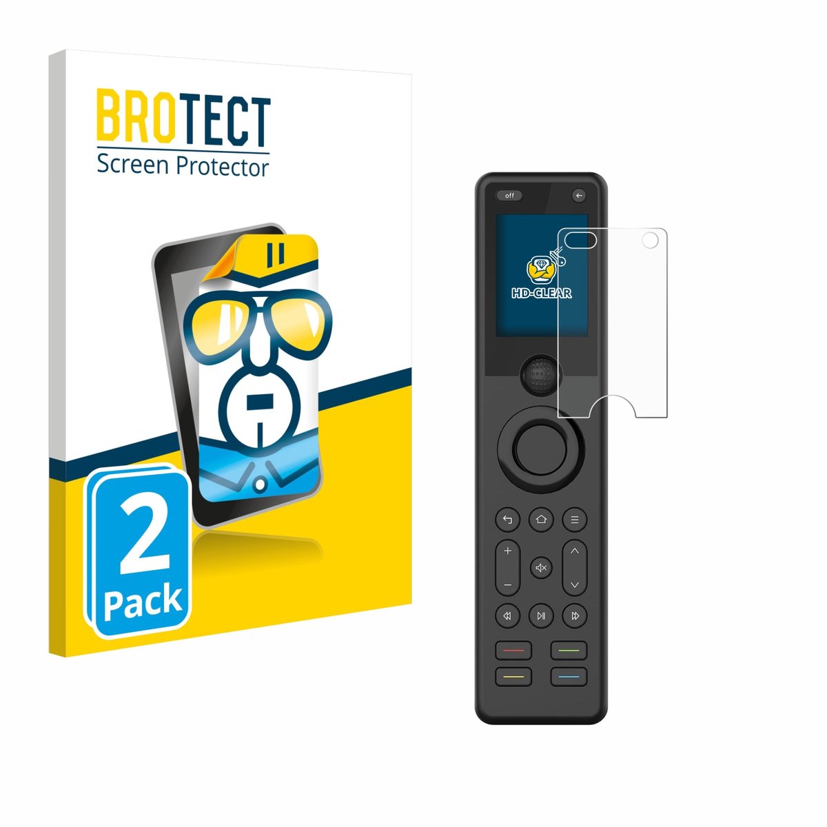 BROTECT - Screenprotector voor Sofabaton X1S - Folie Beschermfolie transparant 2 Stuks
