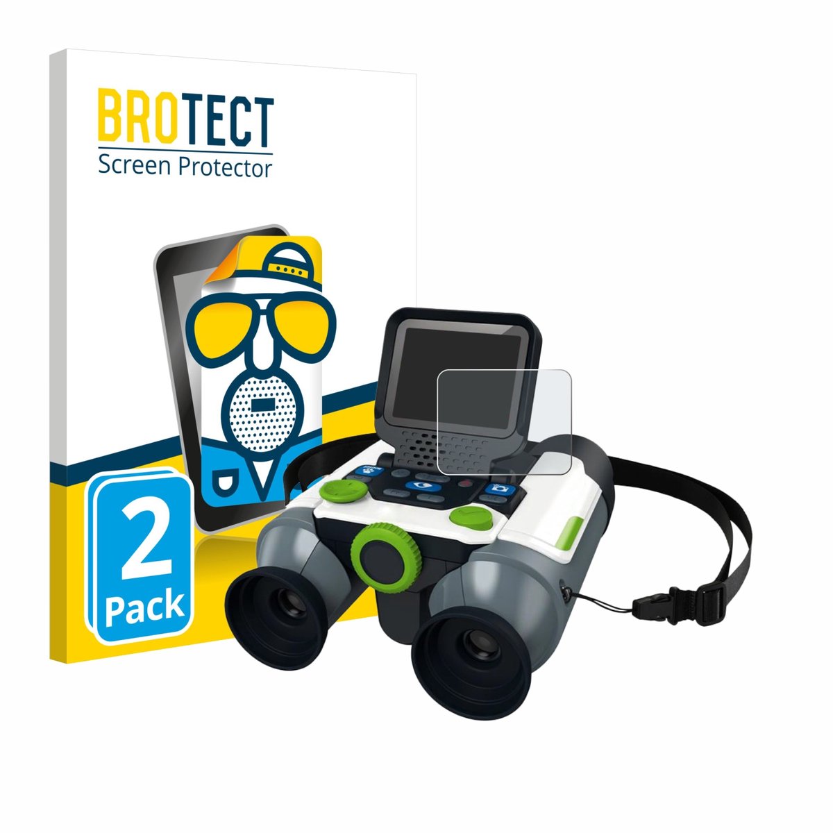 BROTECT - Screenprotector voor Vtech Interactieve verrekijker - Folie Beschermfolie matte 2 Stuks