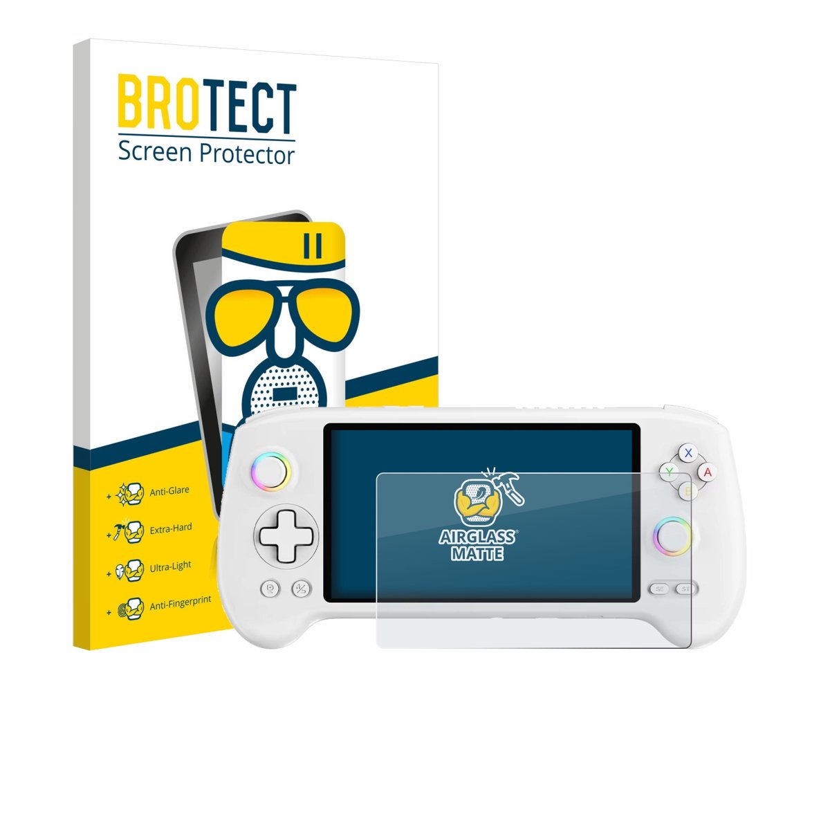 BROTECT - Screenprotector voor Anbernic RG556 - Folie Beschermfolie Beschermglas matte