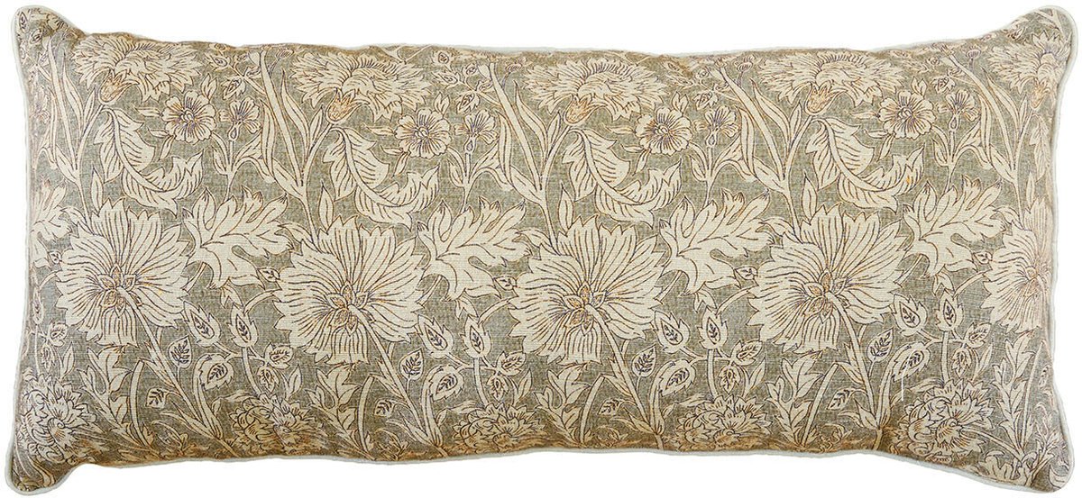 LOBERON Kussen Jardin Royale bruin