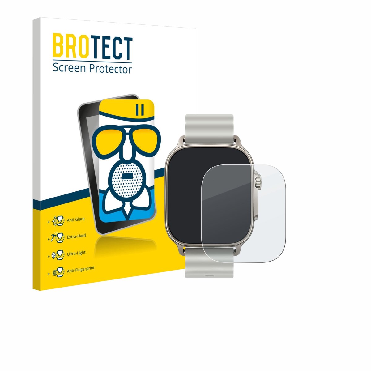 BROTECT - Screenprotector voor realme Watch 5 - Folie Beschermfolie Beschermglas matte