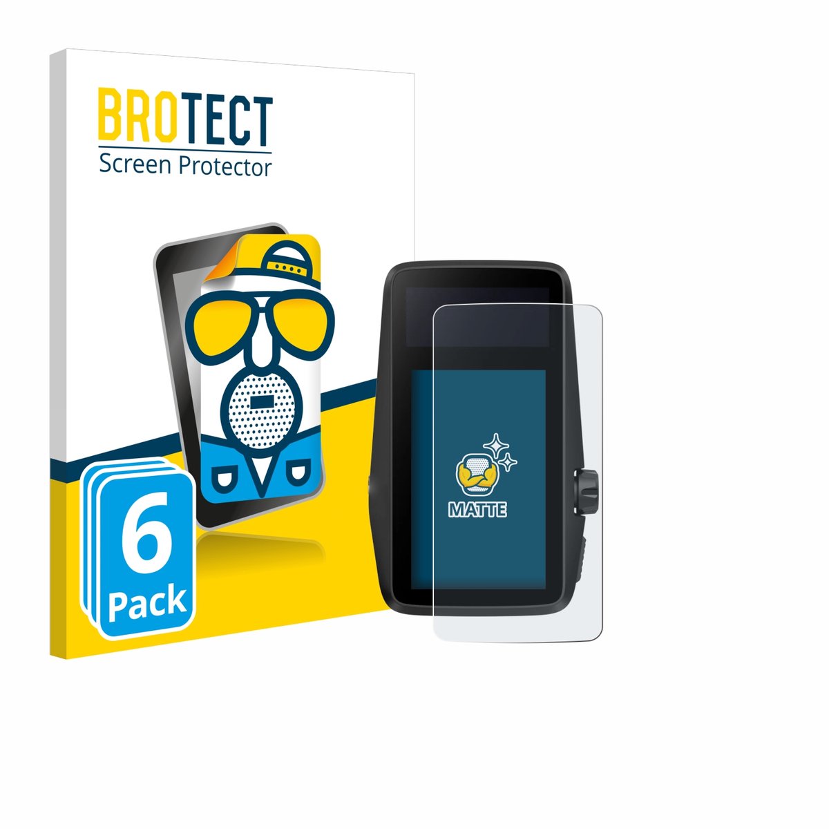 BROTECT - Screenprotector voor Coros Dura - Folie Beschermfolie matte 6 Stuks