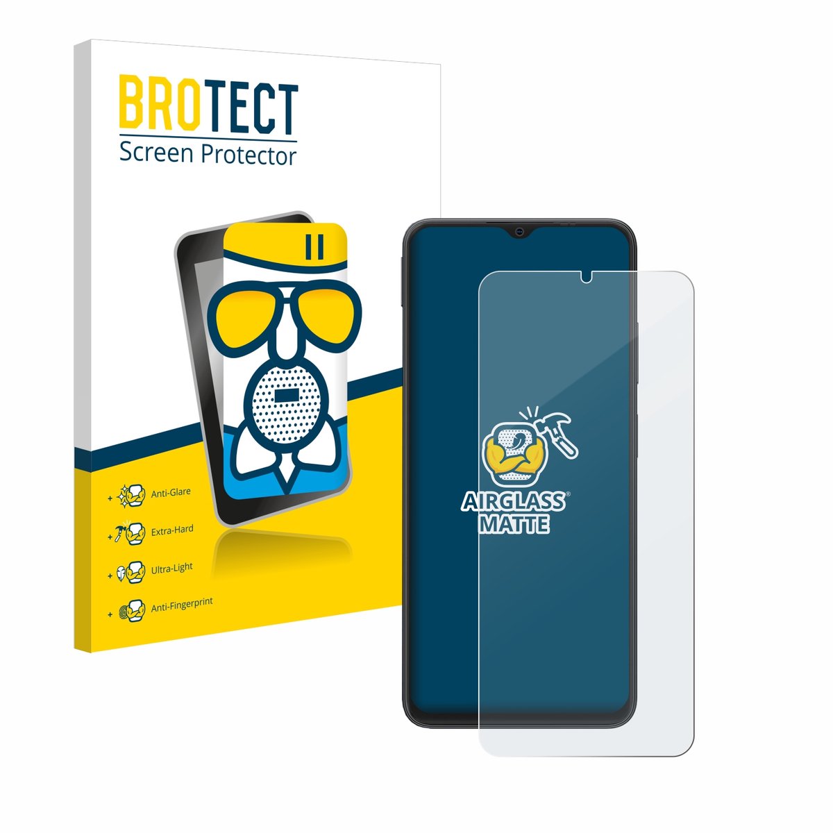 BROTECT - Screenprotector voor Blackview Wave 8C - Folie Beschermfolie Beschermglas matte
