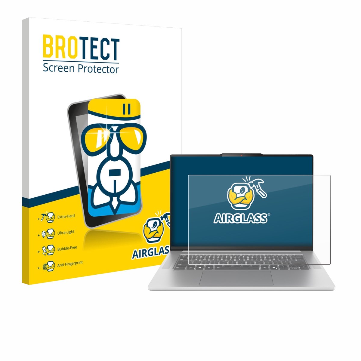 Screenprotector voor Lenovo IdeaPad Slim 5 Gen 10 15" Beschermglas transparant