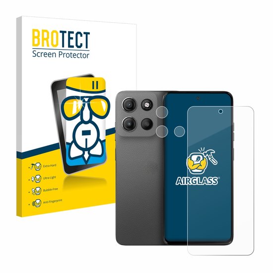 BROTECT - Protection d'écran pour Motorola Moto G15 Power (Avant + Caméra) - Film de protection Film de protection Verre de protection transparent